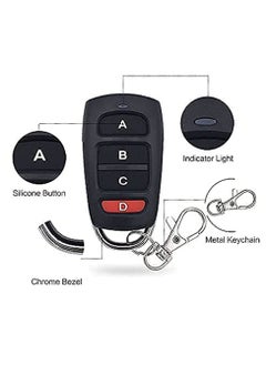 Excefore 3pcs 433mhz Garage Door Cloning Remote Control Keys Universal Strong Wireless Copy Remote Control Keychain  - Image 4