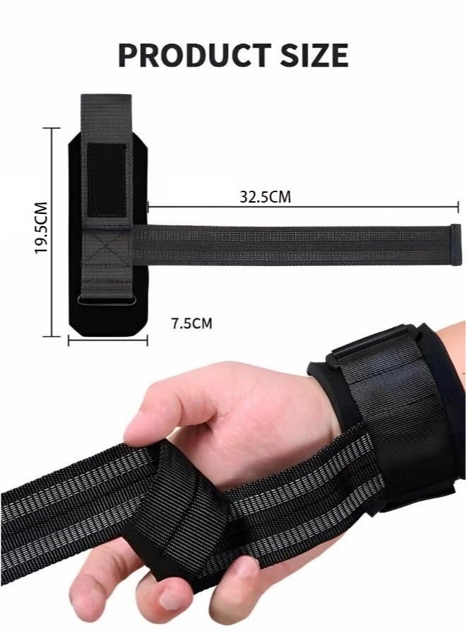 Bukela Lifting Wrist Straps for Weightlifting Power Weight Lifting Wrist Wraps for Weightlifting, Bodybuilding, Powerlifting, Strength Training, Deadlifts Straps - Image 5