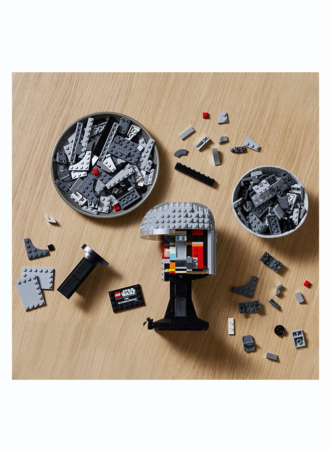 ليغو مجموعة الخوذة المندلورية™ 75328 من ™LEGO® Star Wars™ للبالغين؛ نموذج العرض المبني بالمكعبات القابل للتجميع (584 قطعة) - Image 4