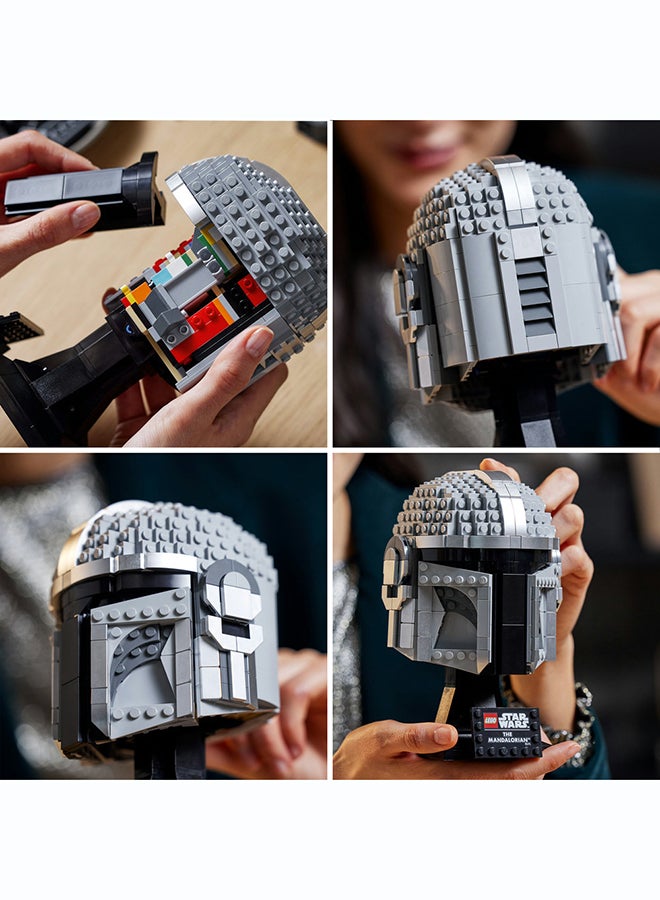 ليغو مجموعة الخوذة المندلورية™ 75328 من ™LEGO® Star Wars™ للبالغين؛ نموذج العرض المبني بالمكعبات القابل للتجميع (584 قطعة) - Image 3