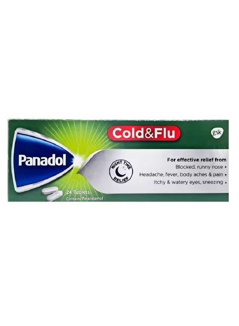 Panadol Cold And Flu Tablets - 24 Caplets