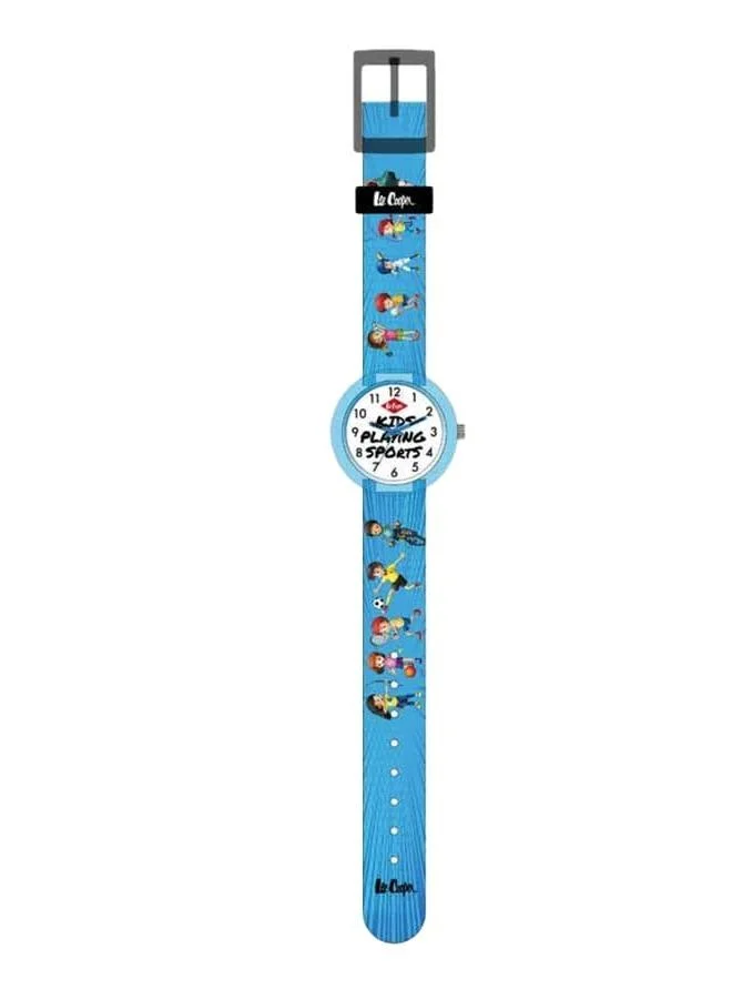 لي كوبر Lee Cooper LC.K.4.639 Kids Analog Display Watch & Silicone Strap Blue