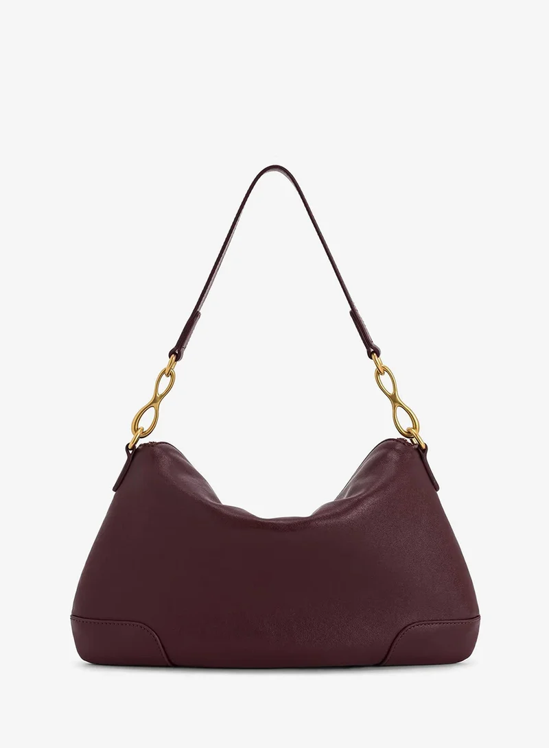Jw Pei Deep Burgundy Jayla Pendant Shoulder Bag for Women | Best Price UAE