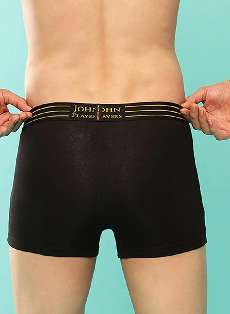 John Players John Players Pack of 2 Cotton Trunk with Striped Waistband