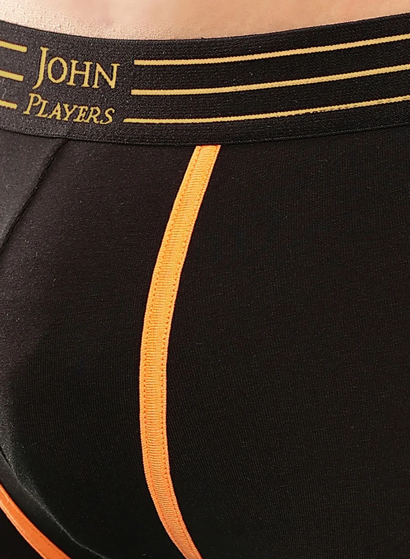 John Players John Players Pack of 2 Cotton Trunk with Striped Waistband