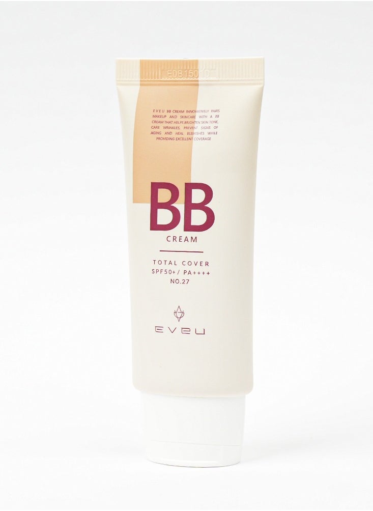 EVEU EVEU BB CREAM TOTAL COVER SPF50+/PA++++ NO.27  - Image 5