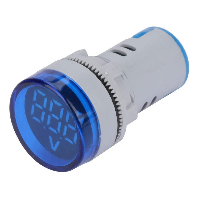 عداد الفولتميتر الرقمي LED مقياس الجهد المستمر مؤشر ضوء دائري اختبار المصباح حجم مدمج - Image 2