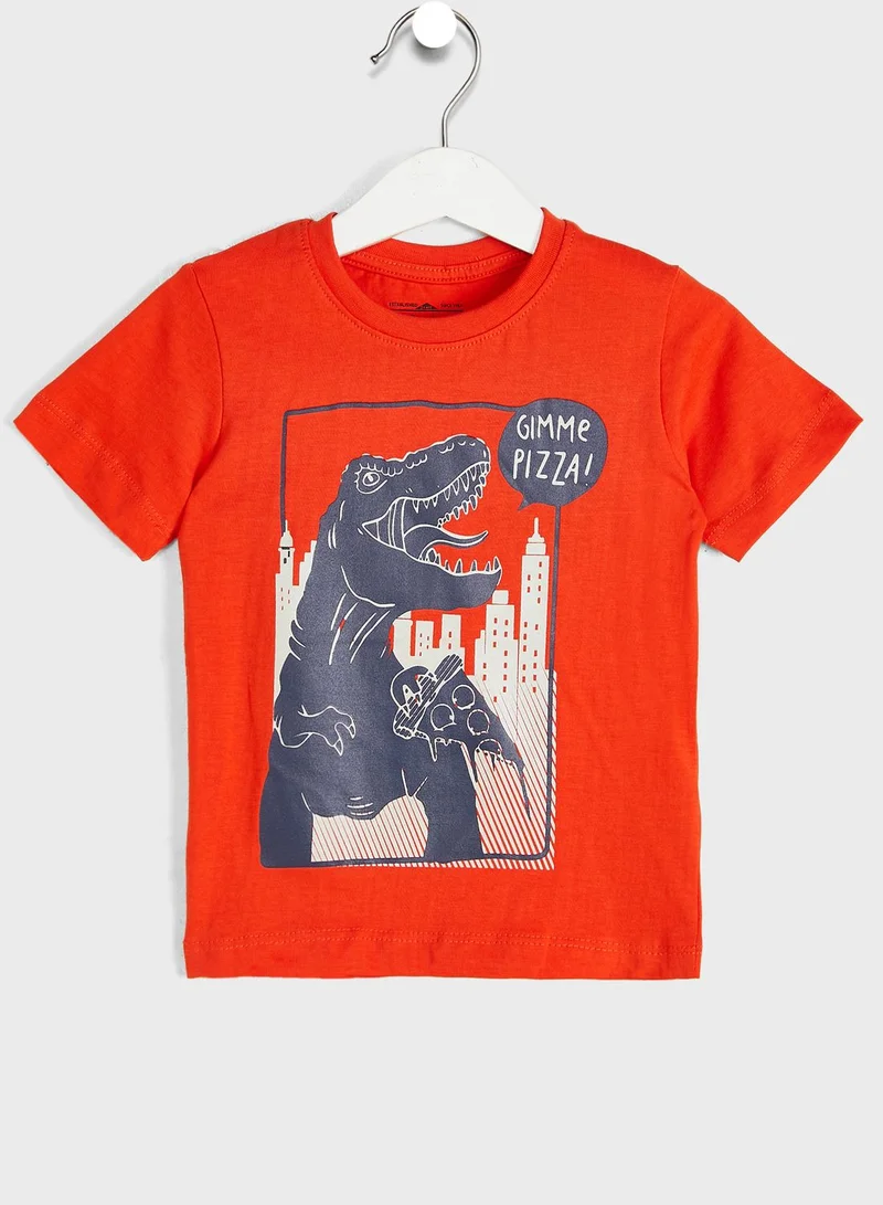 Ripples Round Neck Graphic T-Shirt