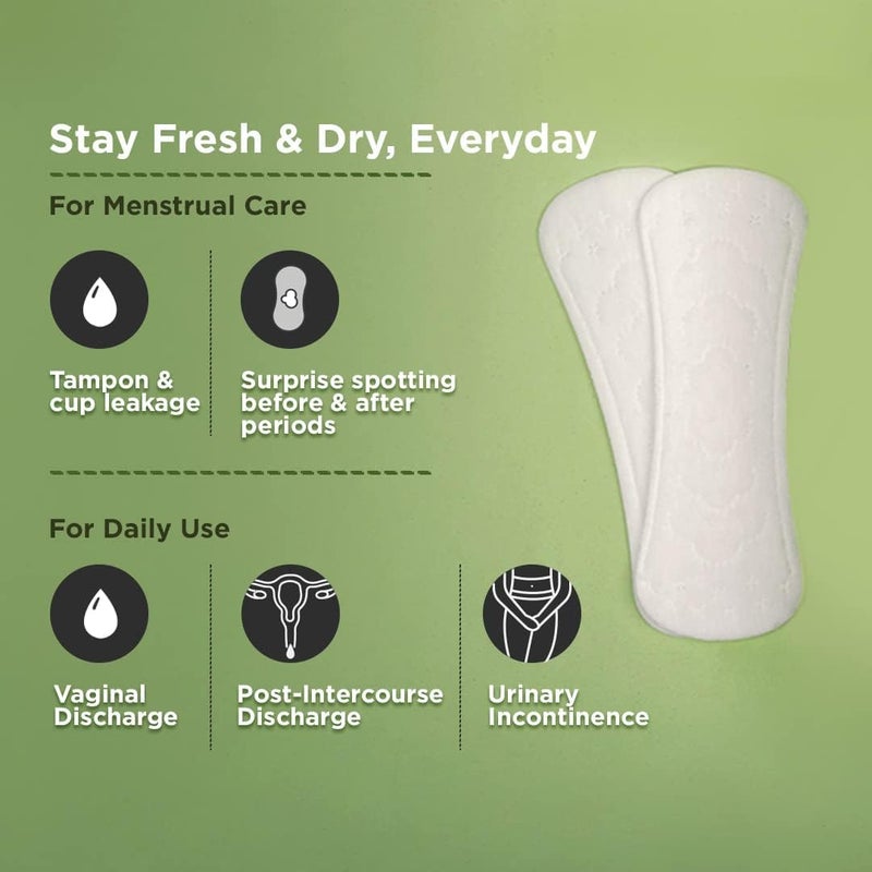 Charmee Pantyliners Powder Cool with Longer at 180mm 4x20's (80 Pantyliners) Individually Wrapped Pantyliners - Image 2