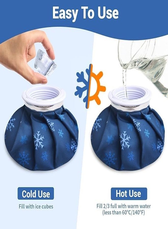 DIEDERIK Reusable Ice Bag for Pain Relief | Leakproof Cold Ice Pack Therapy Pack for Injuries, Headaches And Sports Recovery |Hot Water Bag for Knee, Back, Shoulder and Migraine, 9 Inch - Image 3