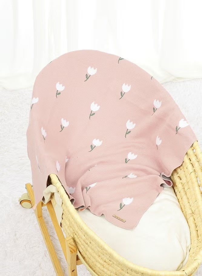 جونيس بطانية الطفل القطن مع نمط الزهور - Image 3