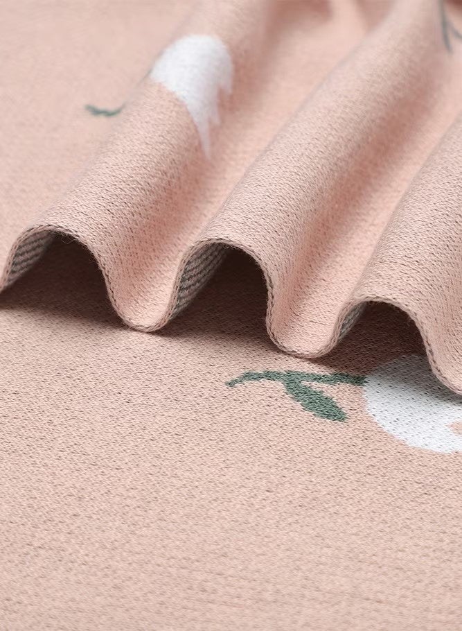 جونيس بطانية الطفل القطن مع نمط الزهور - Image 4