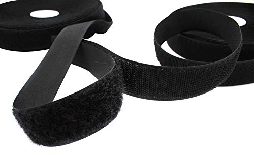 YKK Sew On Hook and Loop Manufactured 1" Black -10 Yards per roll - Image 5