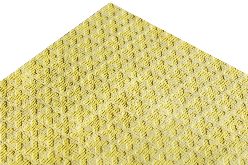 Vileda Actifibre Cloth for Cleaning Glass â€“ Yellow - Image 3