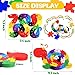 Yunsailing 4 Pcs Alphabet Jigsaw Puzzle Wooden Blocks Toys Alphabet Educational Toddler Puzzle Toys for Preschool Learning Party Favor Gift LearningSnake Dinosaur Elephant Snail - Image 4