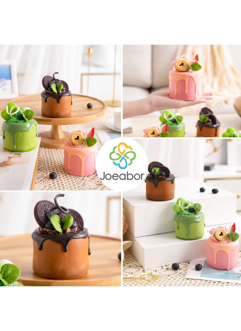 Joeabor Joeabor 3 Pcs Fake Cupcakes  Artificial Cupcakes for Display  Realistic Fake Food Faux Cake D?cor  Artificial Food for Display  Fake Desserts Pastries for Decoration  - Image 5