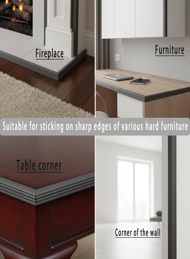 Aetherix Baby Proofing Edge Corner Protector, 6.5 Ft Self - Adhesive Edge Protector for Baby, Soft NBR Rubber Foam Padding, Furniture, Sharp Edge Safety Corner Edge Bumper Guard-Brown - Image 5