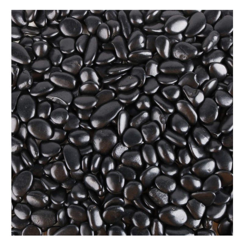 Black Pebbles for Plants 7lb Bulk Bag Aquarium Gravel 05 1 Decorative Polished Fish Tank Stone River Rocks