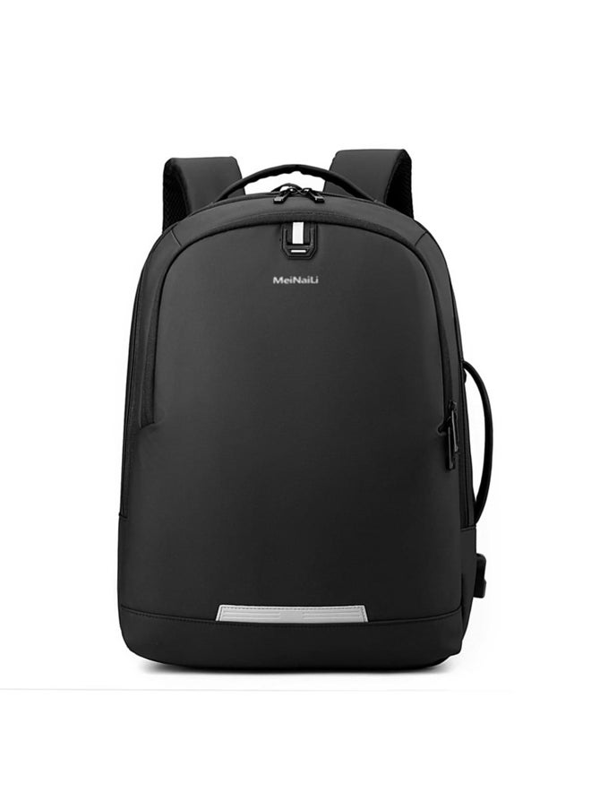 MEINAILI Meinaili USB Charging Backpack 15.6 inch Laptop Business Waterproof Multifunctional Travel Bag  - Image 1