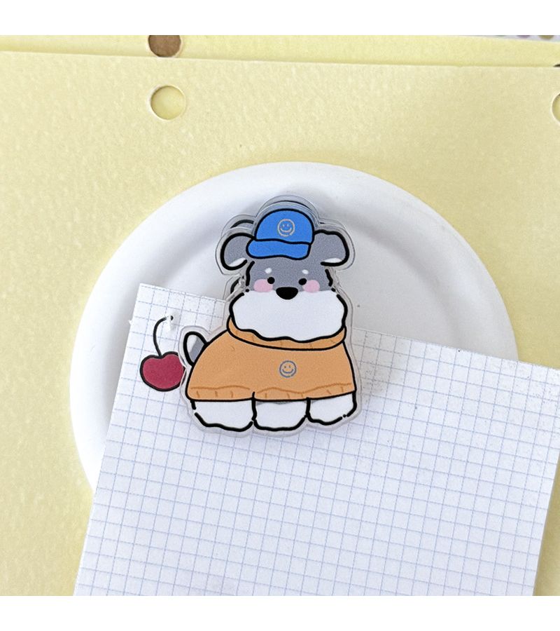 Random 10 PCs Cartoon Animal Decorative PP Clips for Memo Gift Sealing - Image 1