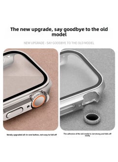 Generic Second Variable Ultra Watch Case For Apple Iwatchs10 Watch Case Modified PC Case Film Integrated S8 Protective Case-Colors:starlight Color-Exterior Dimension:44mm  Integrated Button  - Image 4