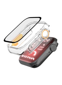 Generic Second Variable Ultra Watch Case For Apple Iwatchs10 Watch Case Modified PC Case Film Integrated S8 Protective Case-Colors:starlight Color-Exterior Dimension:44mm  Integrated Button  - Image 5
