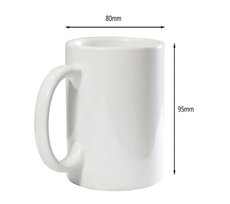 My D SQUARE Coffee Mug with Motivational Quote Chance Made us Friends Birthday Return Gifts for Boys Girls Friend Women 1 Piece White Ceramic Cup 325 Ml - Image 5