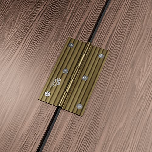 Atlantic Window Door Hinges 3 Inch x 16 Gauge/1.7 MM Thickness Home, Office, Hotel for Main Window Door, Bedroom, Kitchen, Bathroom, Premium Stainless Steel Welded Head (Antique Finish,Pack of 48 Pcs) - Image 5