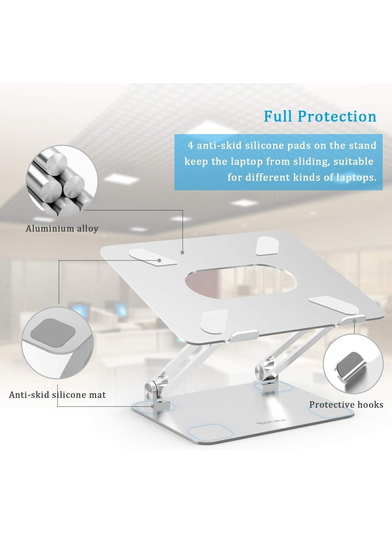 ELTRAZONE Aluminum Desktop Bracket Adjustable Laptop Holder Stand - Image 4