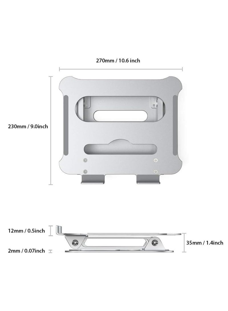 ELTRAZONE Aluminum Desktop Bracket Adjustable Laptop Holder Stand - Image 2