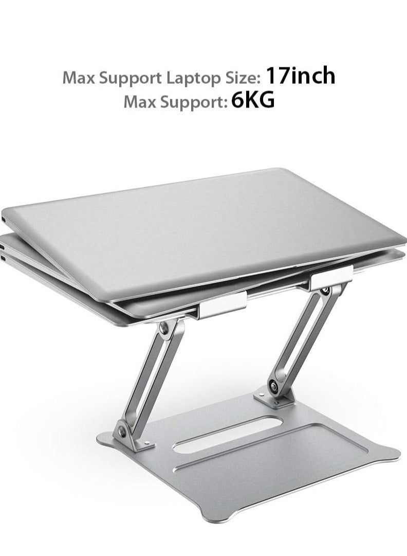 ELTRAZONE Aluminum Desktop Bracket Adjustable Laptop Holder Stand - Image 3