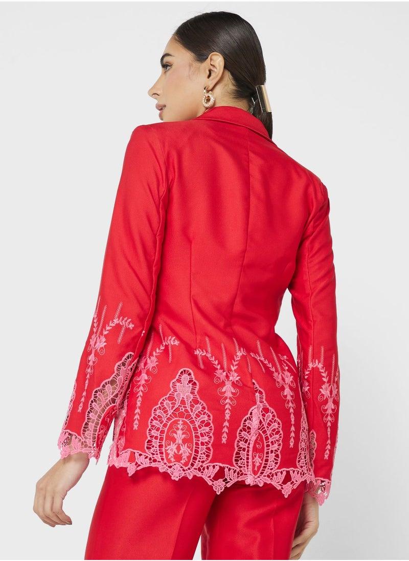 Never fully Dressed - Printed Tailor Blazer - Image 1