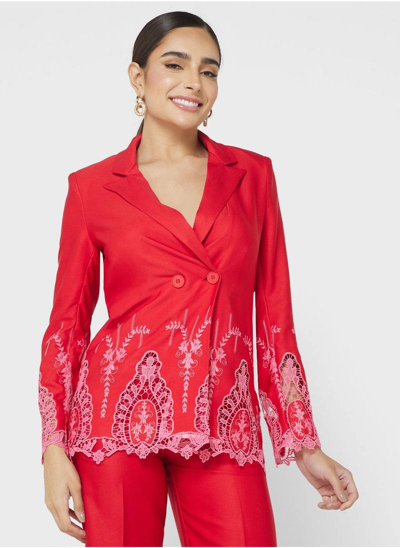 Never fully Dressed - Printed Tailor Blazer - Image 1