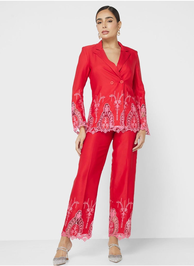 Never fully Dressed - Printed Tailor Blazer - Image 1