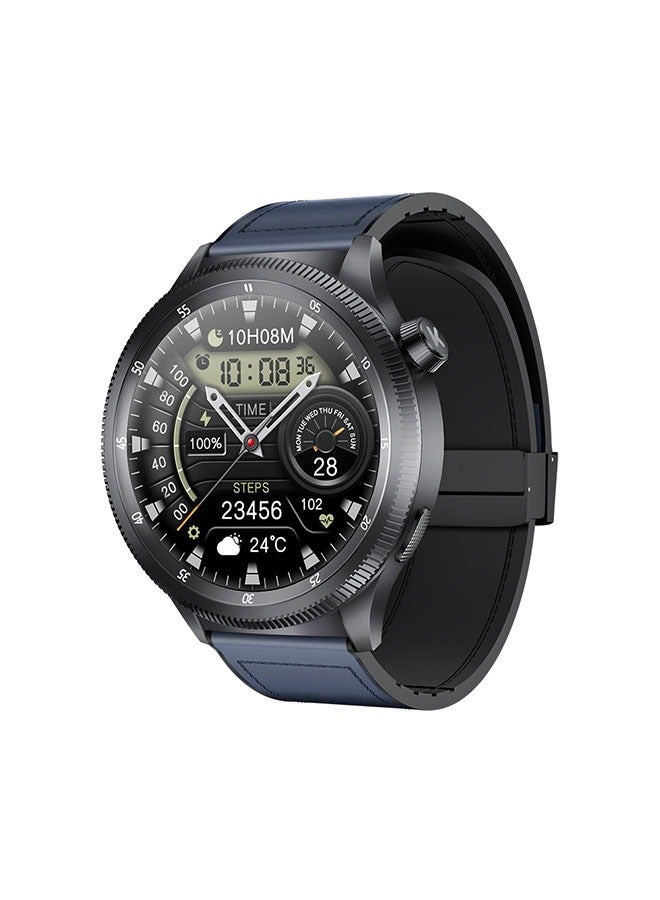 KUMI Gear GT3 Smart Sports Watch AMOLED Display 100 Motion Detection Assisted Sleep Detection Exercise Track Recording Waterproof AI Voice Bracelet NFC Support Black - Image 1