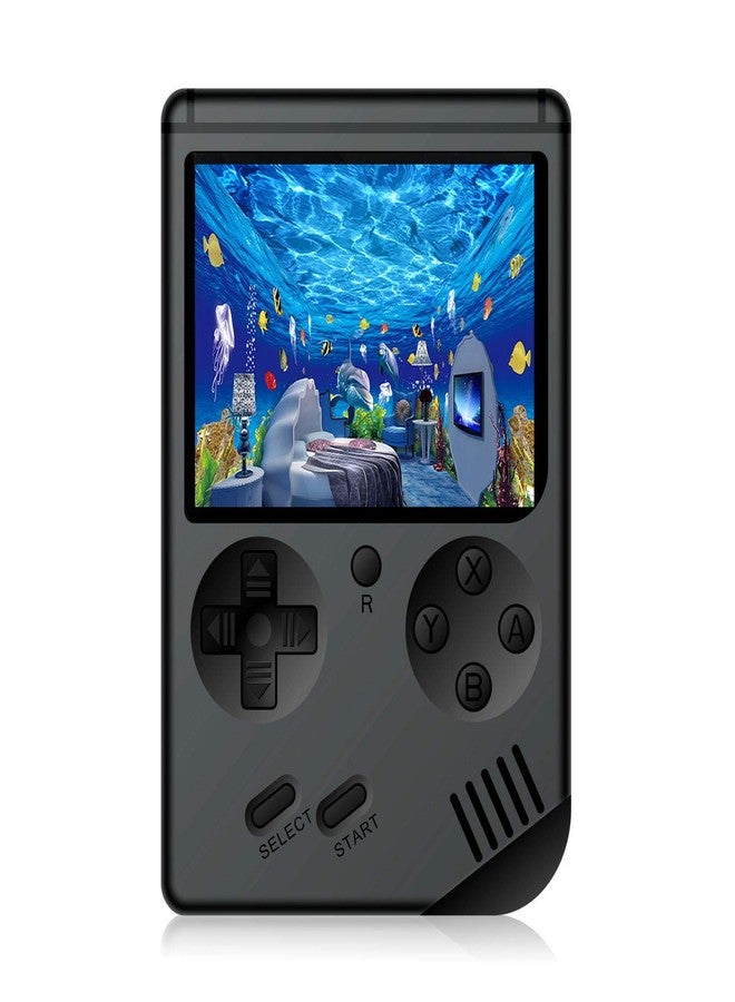 JAFATOY Retro Handheld Games Console for Kids/Adults, 168 Classic 8 Bit Games 3 inch Screen Video Games with AV Cable Play on TV (Black) - Image 1
