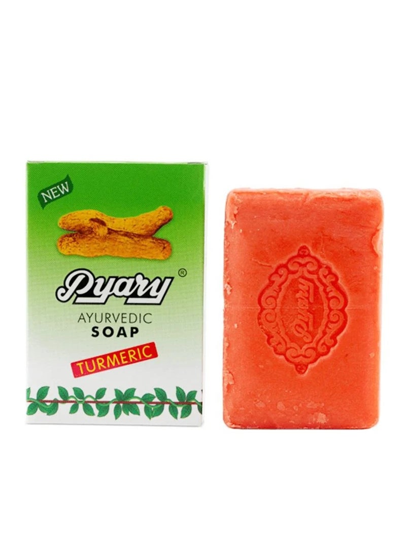 Pyary Ayurvedic Soap 6 Pcs Green  - Image 2