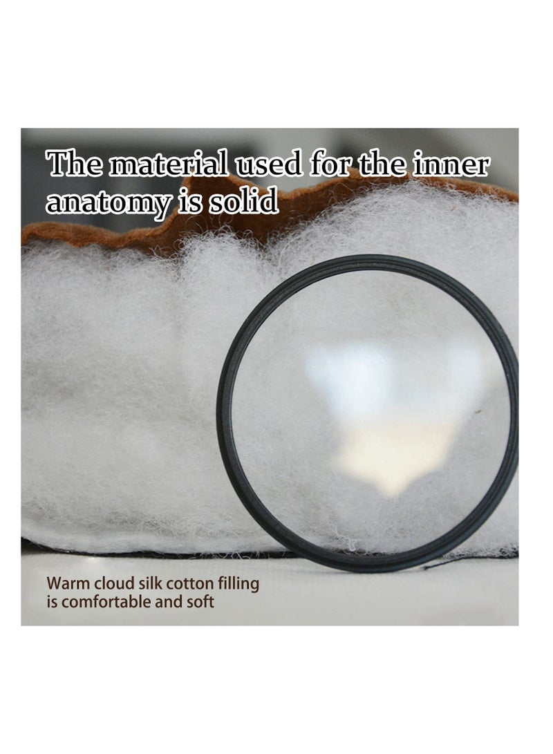 Zikra Cushioned Car Seat Cover, Warm Short Plush Seat Cushion for Front Rear Pad, Soft Fuzzy Seat Protector for Winter, Auto Interior Women Men Accessories for Vehicles, SUV, Truck(Beige) - Image 2