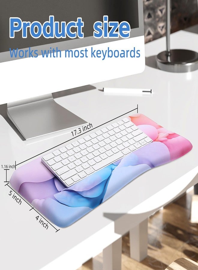 MEGREZ 2-in-1 Adjustable Keyboard Riser with Memory Foam Wrist Rest - Image 2