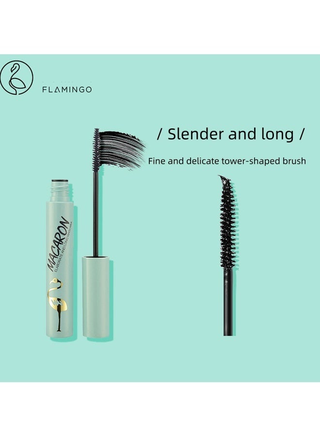 Flamingo Mascara with small brush head waterproof thick slender curling 7.5ML - Image 2