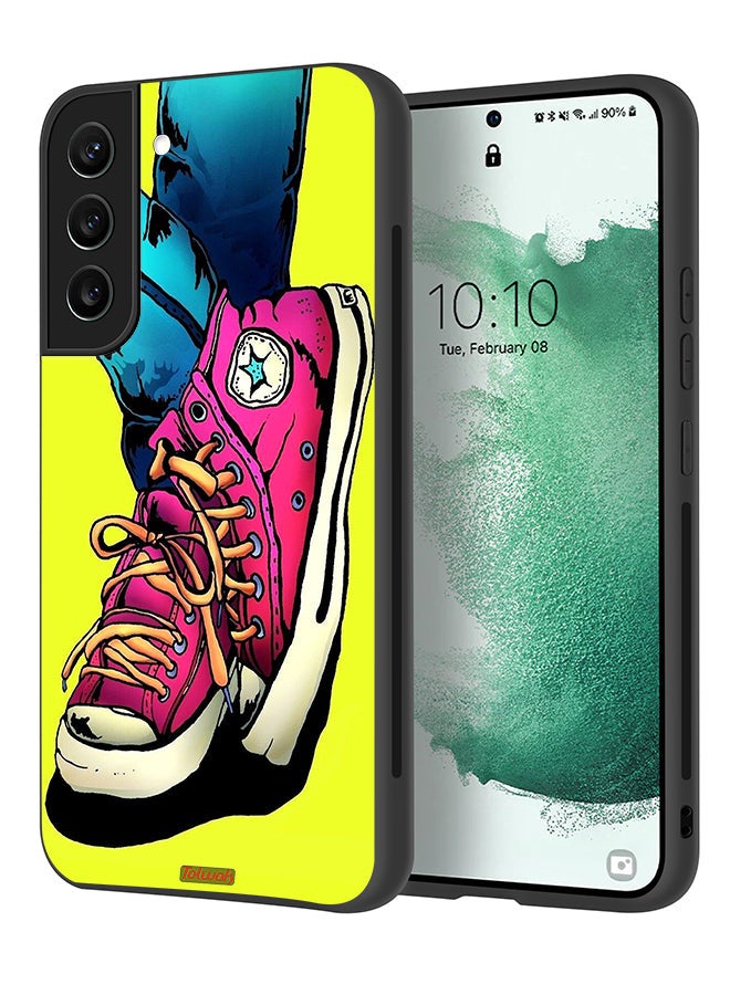 Tolwak Samsung Galaxy S21 FE 5G Protective Case Cover Canva Shoes Art - Image 1