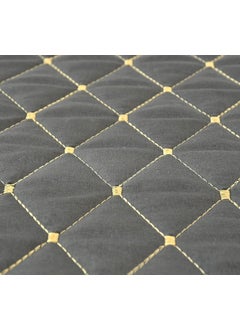 Harbell Home Harbell Home 200TC Solid Quilted Velvet Bed Runner Scarf with Matching Cushion CoversSlipcover Mattress ProtectorBed Linen ScarfDecorative Set for BedroomsHotel RoomsGuest Rooms Grey  - Image 3
