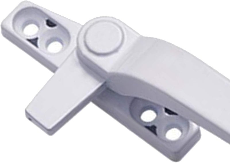 klarako Aluminum Alloy Window Handle with Locks Universal Handle Key Locking for Double Glazing Door Turning White Right - Image 2