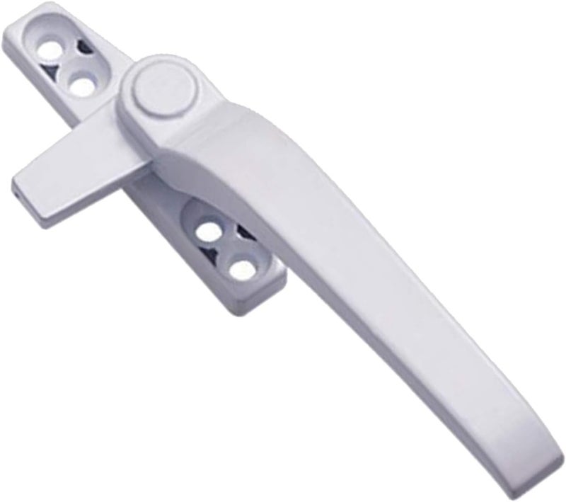 klarako Aluminum Alloy Window Handle with Locks Universal Handle Key Locking for Double Glazing Door Turning White Right - Image 1