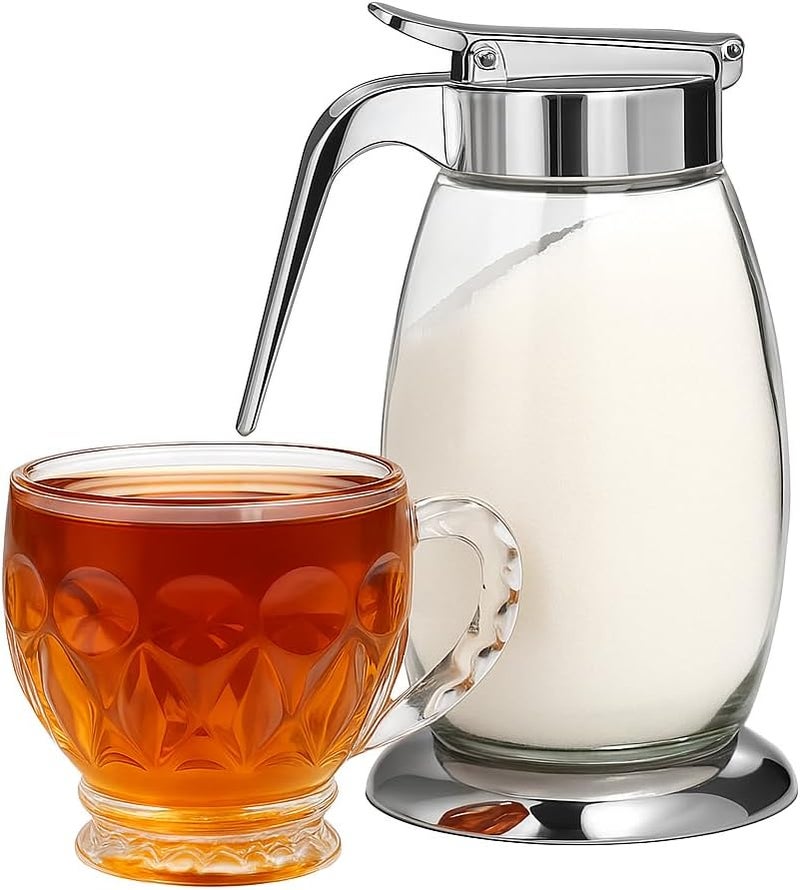 Fitto Sugar/Syrup Dispenser with Cast Zinc Top 1000ml - Image 1