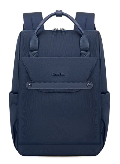 Chantria Casual Laptop Backpack for Women Water Resistant Multifunctional Polyester Daypack for Office/School/College/Travel, CB00618 - Blue