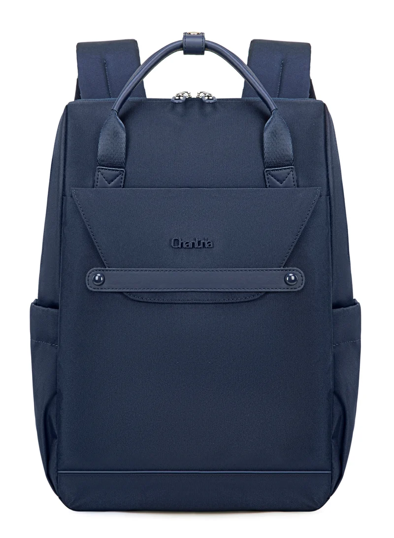 Chantria Casual Laptop Backpack for Women Water Resistant Multifunctional Polyester Daypack for Office/School/College/Travel, CB00618 - Blue