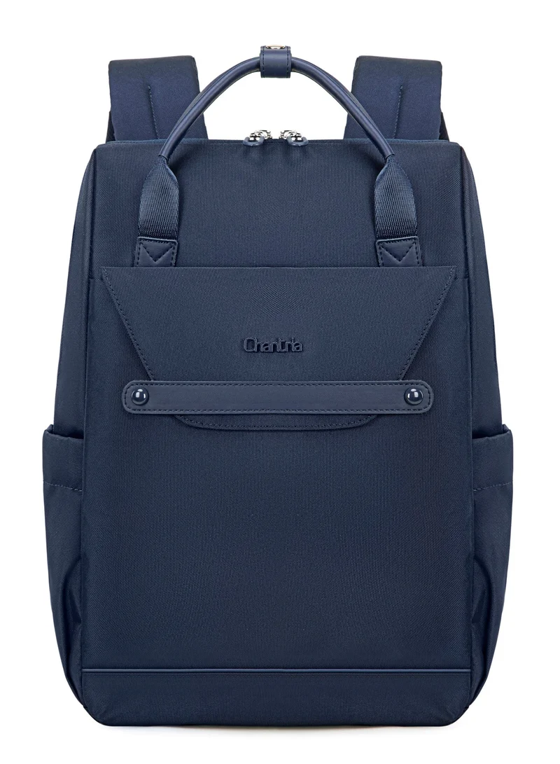 Chantria Casual Laptop Backpack for Women Water Resistant Multifunctional Polyester Daypack for Office/School/College/Travel, CB00618 - Blue