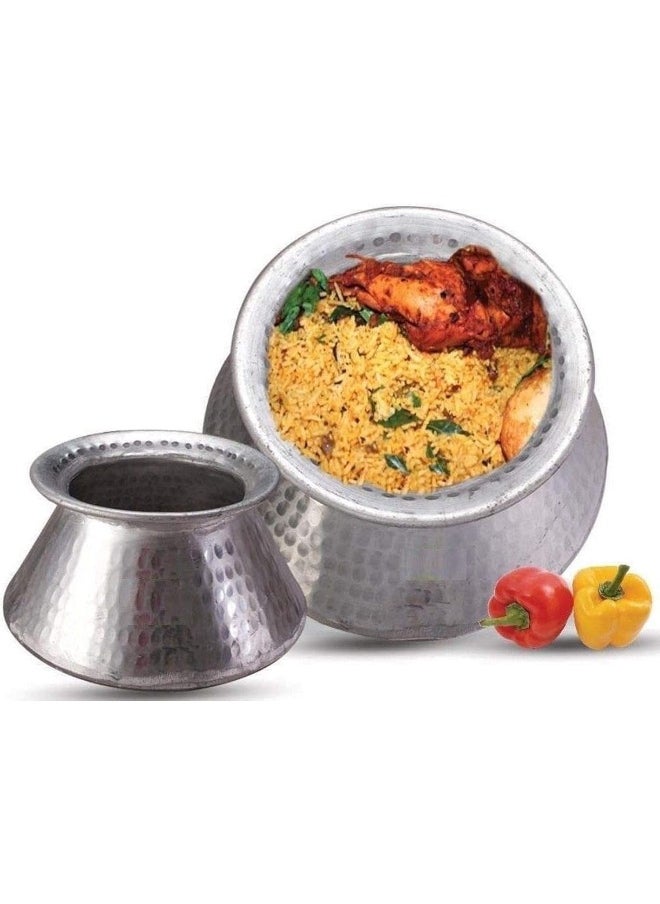 SAQOWARE - Saqoware Aluminium Biriyani Pot with Lid, 5 kg Capacity - Image 1