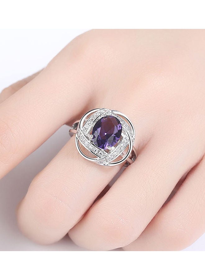 NIBEMINENT Zircon Cubic Wedding Ring - Image 3